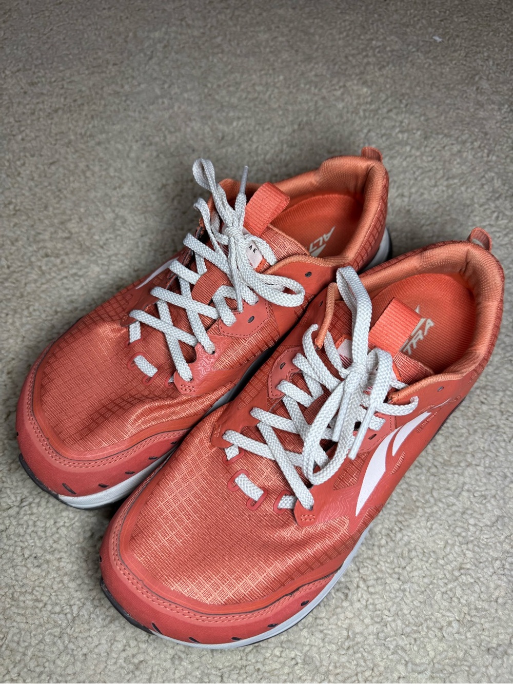 Altra Women's Lone Peak 6 Trail Running Shoe (Red/Gray), Size 10.5